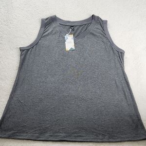 Gray Sleeveless Tank Top NWT XL